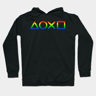 lanscape game rainbow Hoodie